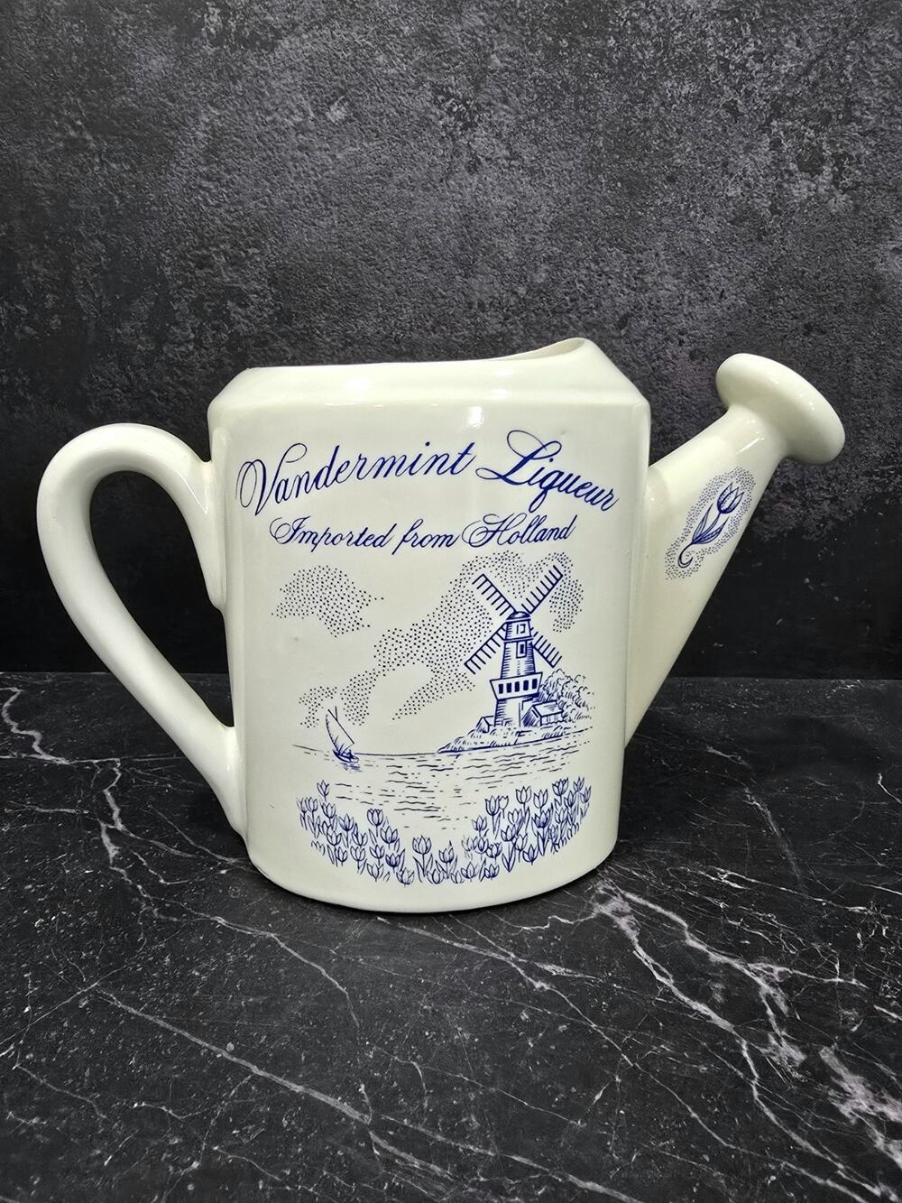 Vandermint Liqueur Decorative Watering Can Ceramic Vintage